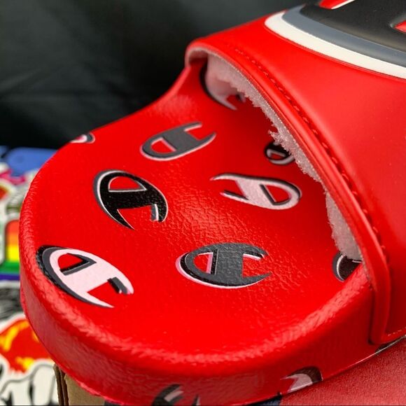 Champion 3peat Logo Slides 7 Womens - Picture 7 of 8